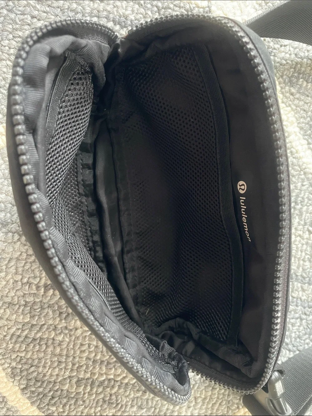 lululemon athletica Black Crossbody Belt Bag